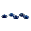 10-12mm Chilean Lapis Round Cone Cabs