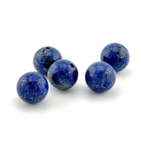 14mm Chilean Lapis Round Beads