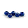 8.5x6 to 10.5x7.5mm Chilean Lapis Wheel Beads