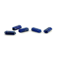 12x5mm Chilean Lapis Elongated Hex Tablets™