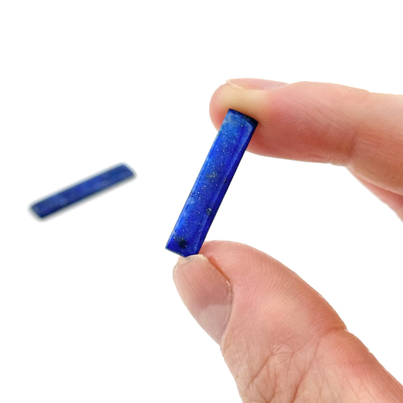 25x5mm Chilean Lapis Rectangles