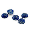 11.6 to 13.6mm Chilean Lapis Round Cabs