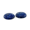 23 to 41mm Chilean Lapis Round Disc Cabs