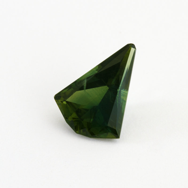 2.86ct Green Australian Sapphire Kite