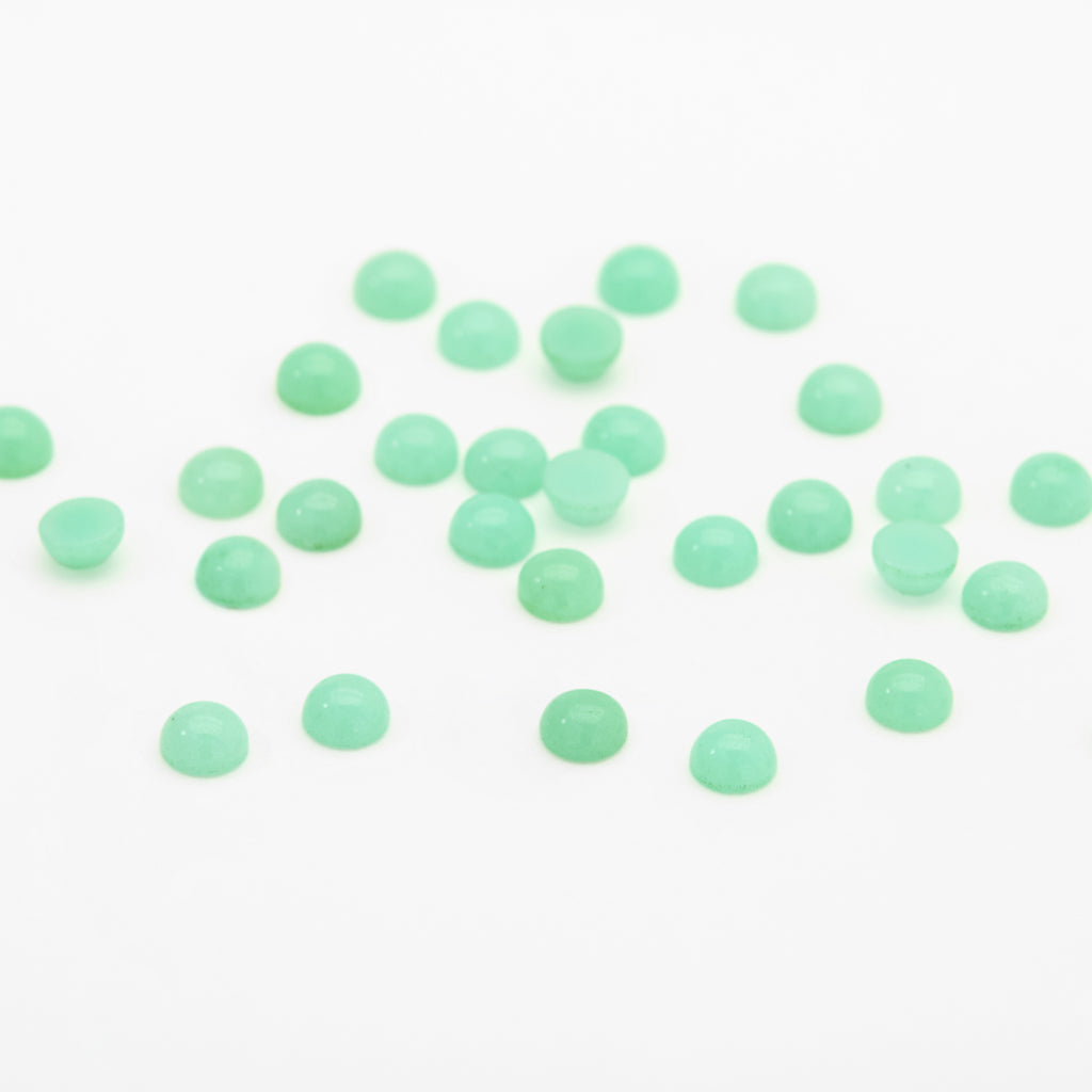 1 to 3mm Chrysoprase Round Cabs