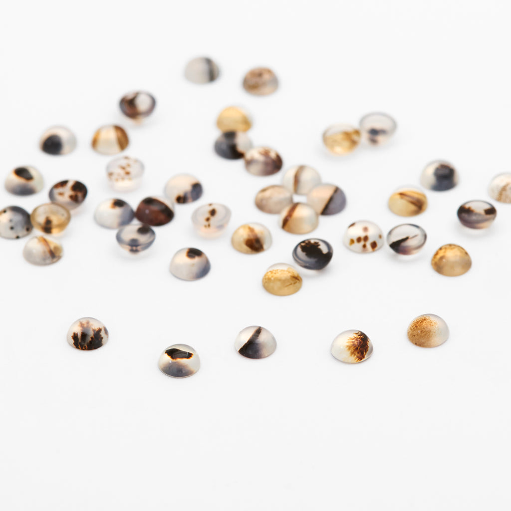 3mm Montana Agate Round Cabs