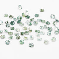 3mm Moss Agate Rounds