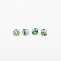 3mm Moss Agate Rounds