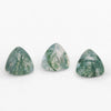 4 to 8mm Moss Agate Trillions