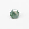 6mm Moss Agate Hexagons