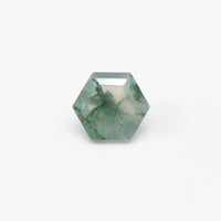 6mm Moss Agate Hexagons