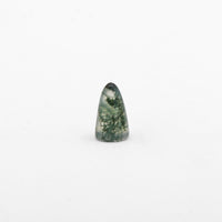 5x3mm Moss Agate Bullet Cabs