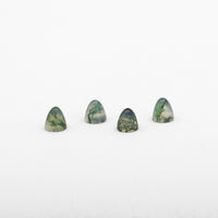 3mm Moss Agate Bullet Cabs