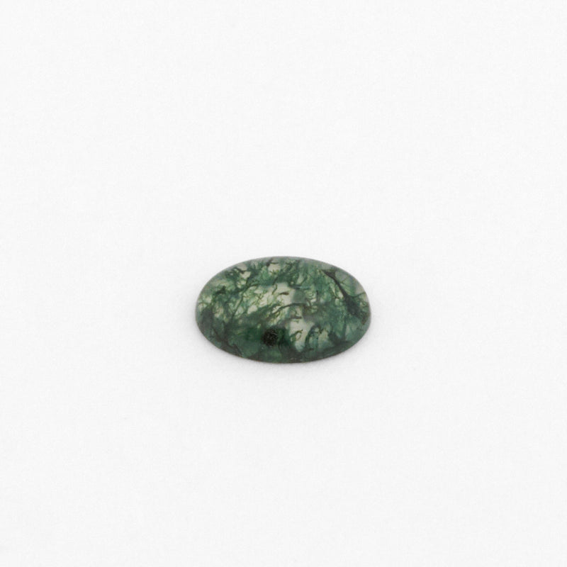 5x3 to 8x6mm Moss Agate Oval Cabs