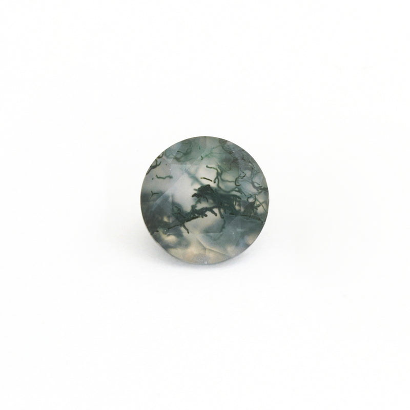 4 to 8mm Moss Agate Rounds