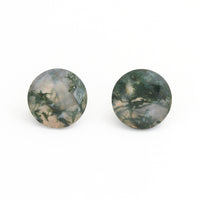 4 to 8mm Moss Agate Rounds