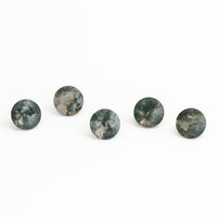 4 to 8mm Moss Agate Rounds