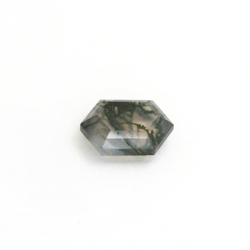 8x6mm Moss Agate Hex Tablets™