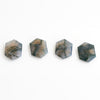 16x12mm Moss Agate Hex Tablets™