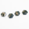 10mm Moss Agate Hex Tablets™