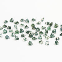 3mm Moss Agate Trillions