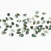 4x2.5mm Moss Agate Pears