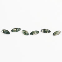 4x2 to 6x3mm Moss Agate Marquise Cabs