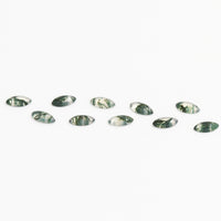 4x2 to 6x3mm Moss Agate Marquise Cabs