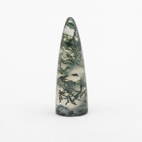 15x5mm Moss Agate Bullet Cabs