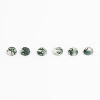 3mm Moss Agate Round Cabs