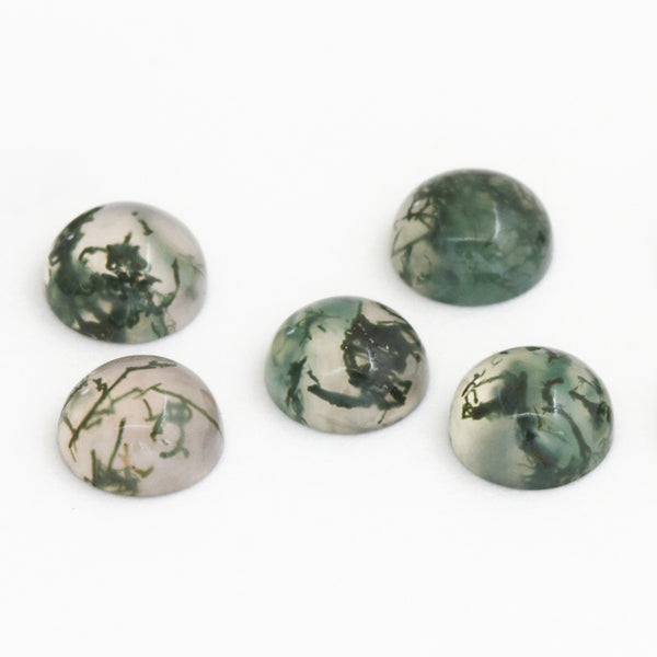 Moss Agate 44.09 ct Oval Cabochon 53.90 x hot 23.40 mm India y32177 Green Gemstone Loose Cab Gem Stone