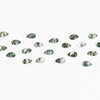 4x2.5mm Moss Agate Pear Cabs