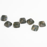 10mm Moss Agate Sugarloaf Cabs