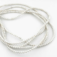 4mm Snowdrift Agate Round Bead Strands