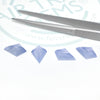 12x9 to 14x10mm Mexican Blue Chalcedony Rose Cut Kites