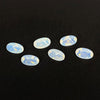 10x5 to 12x6mm Oregon Blue Hyalite Opal Elongated Buff Top Ovals