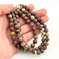 8mm Rhyolite Round Bead Strands