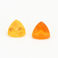 4 to 10mm Yellow Mexican Fire Opal Trillions