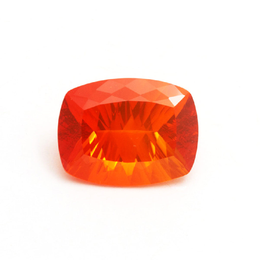 8.72ct Red Mexican Fire Opal Cushion