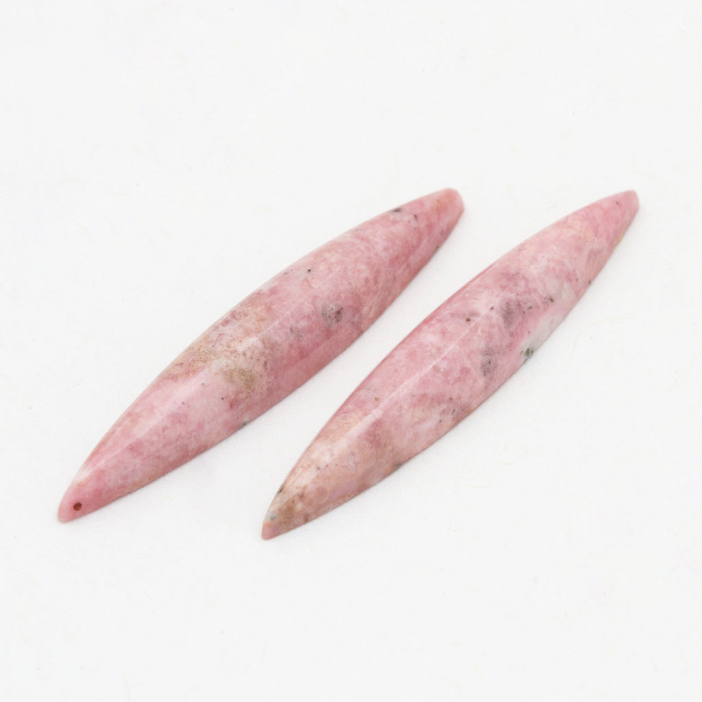 30x5mm Colorado Rhodonite Marquise Cabs