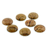 12 to 26mm Oregon Golden Desert Jasper Round Cabs