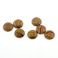 12 to 26mm Oregon Golden Desert Jasper Round Cabs