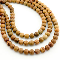 8mm Oregon Golden Desert Jasper Round Bead Strands