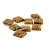 10mm Oregon Golden Desert Jasper Square Cabs