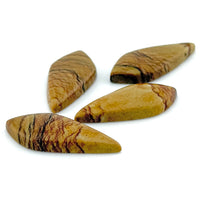 30x13mm Oregon Golden Desert Jasper Teardrop Cabs