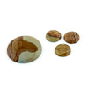 12 to 26mm Oregon Golden Desert Jasper Round Cabs