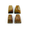 20x12 to 20x15mm Oregon Golden Desert Jasper Tapered Bevel Beads