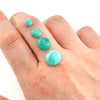 6 to 12mm Amelia Teal Amazonite™ Round Cabs