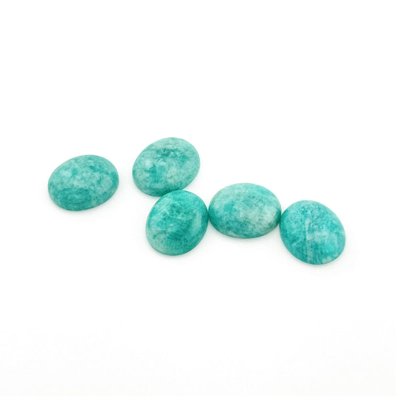 6x4 to 18x13mm Amelia Teal Amazonite™ Oval Cabs