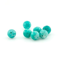 8mm Amelia Teal Amazonite™ Round Beads